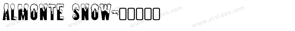 Almonte Snow字体转换
